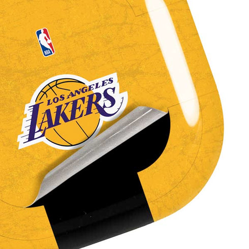 NBA Los Angeles Lakers Distressed Galaxy Buds Pro Skin